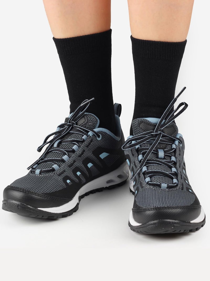 COTTON DAY Unisex Little Kids Youth Boys Girls Soft Cotton Crew Dress Socks Seamless Toe 6 Pack 8-10 years Plain Black L (10) - Image 4